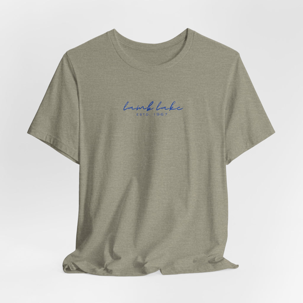 'lamb lake" Unisex Jersey Short Sleeve Tee