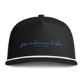 Sunwashed Rope Cap – 'Grandview Lake' Vintage Script Baseball Hat