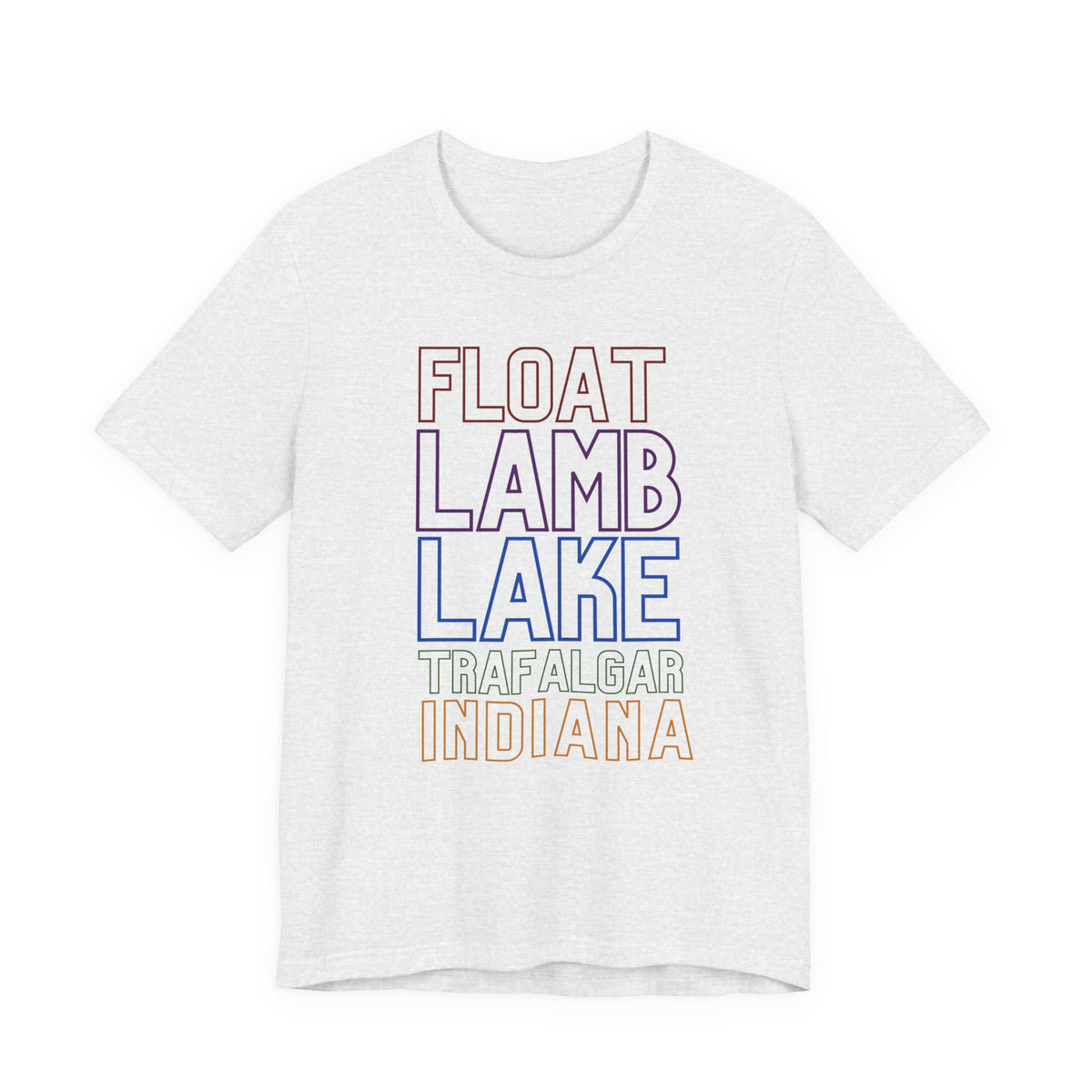 Float Lamb Lake Trafalgar Indiana T-Shirt