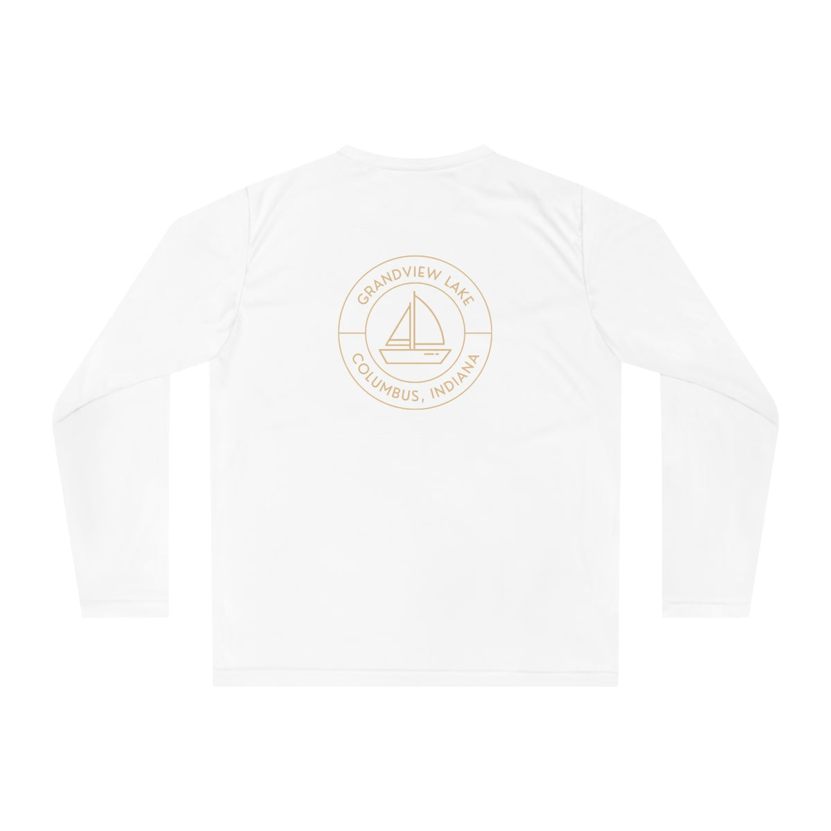 Performance Long Sleeve Shirt — Sailboat Grandview Lake Logo