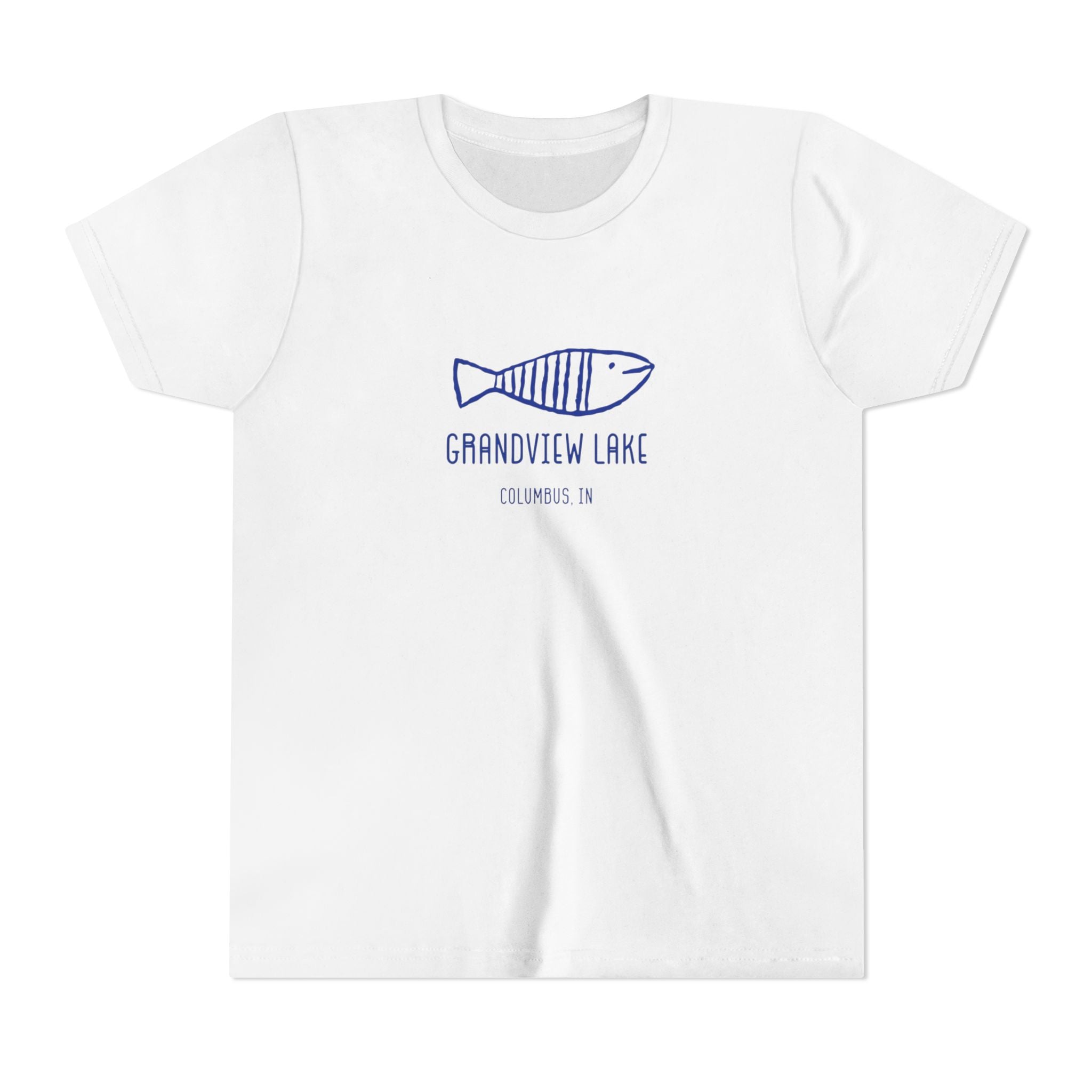 Youth Tee — 'Grandview Lake' Retro Fish Kids T-Shirt