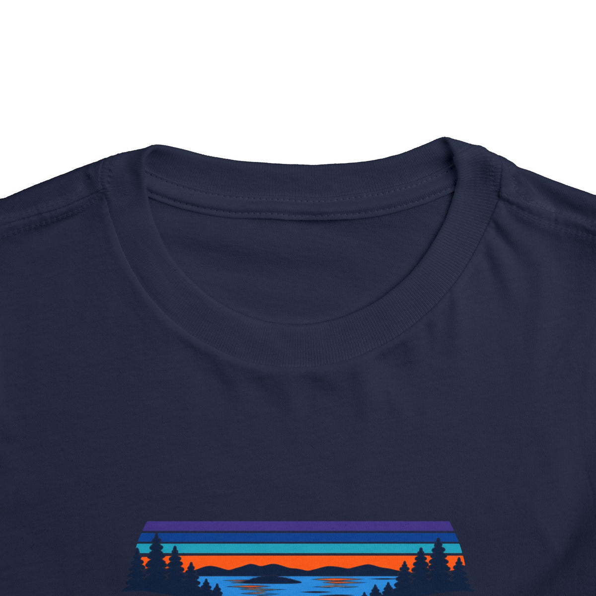 Toddler Tee - "Grandview Lake" Retro Sunset Graphic
