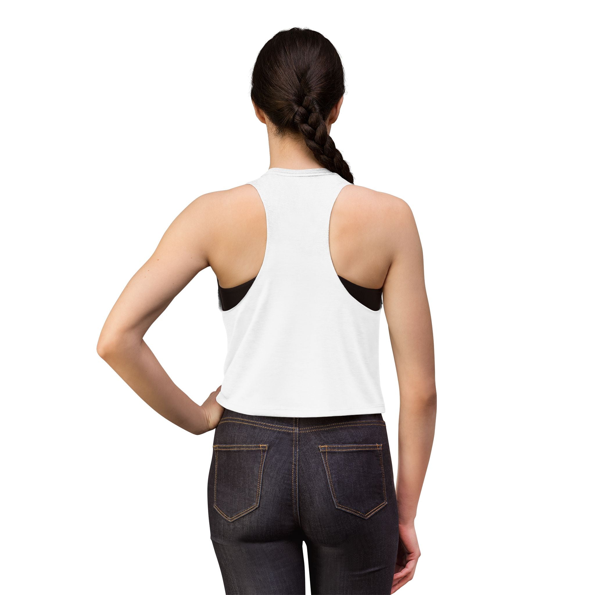 Lake Mode Women's Crop Tank Top – Fish Graphic