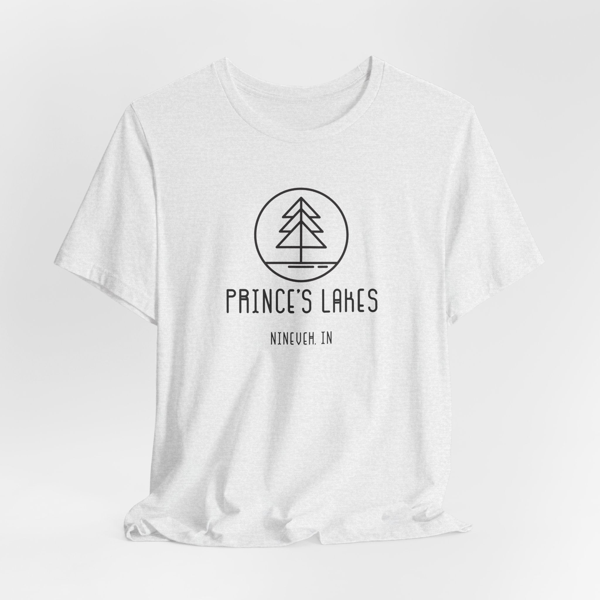 Prince's Lakes Minimalist Tee — Lake Forest Graphic Short Sleeve Shirt