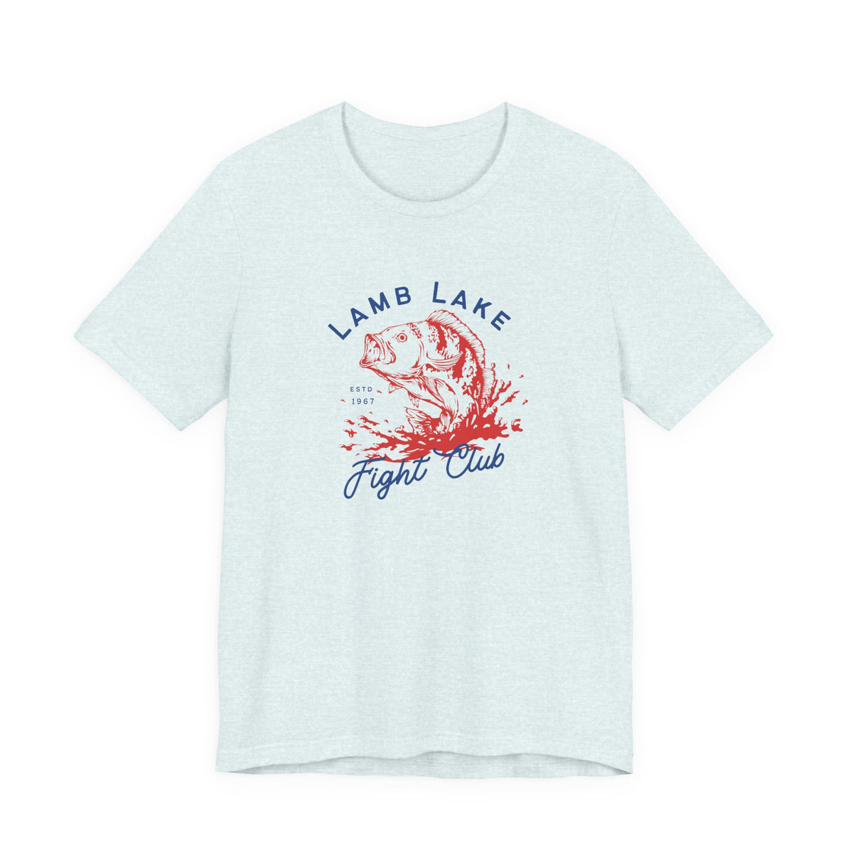 Lamb Lake Fight Club Fishing T-Shirt