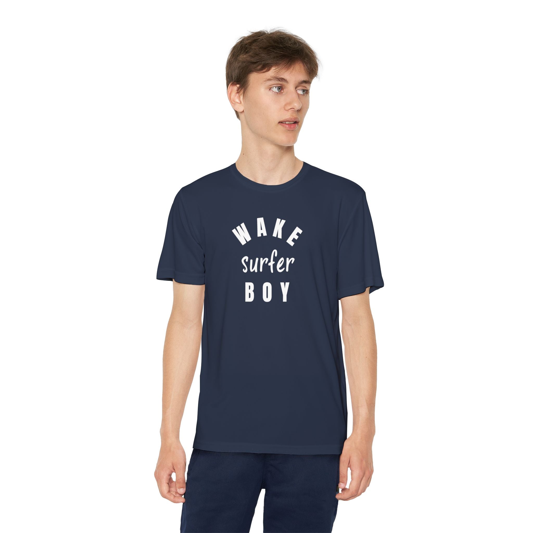 Youth Wake Surfer Boy Tee