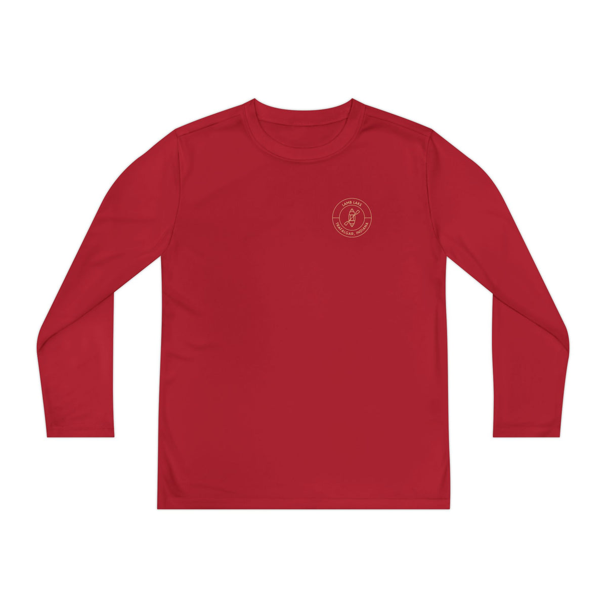 Youth Long Sleeve Tee - Lamb Lake Kayak Logo