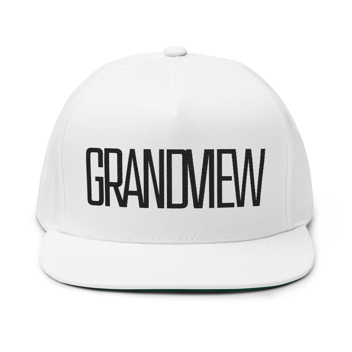 Grandview Embroidered Flat Bill Cap