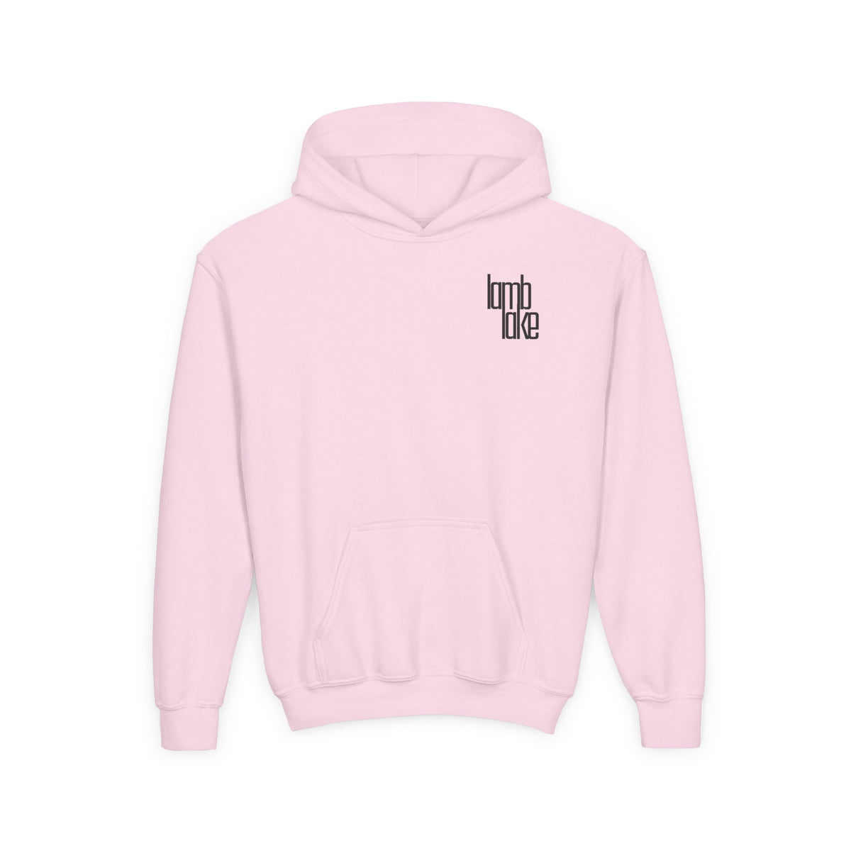 Youth Hoodie - Lamb Lake Retro Sunrise Logo Pullover