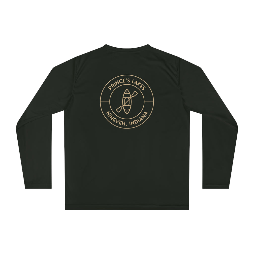 Performance Long Sleeve Shirt — Kayak Prince's Lakes Logo