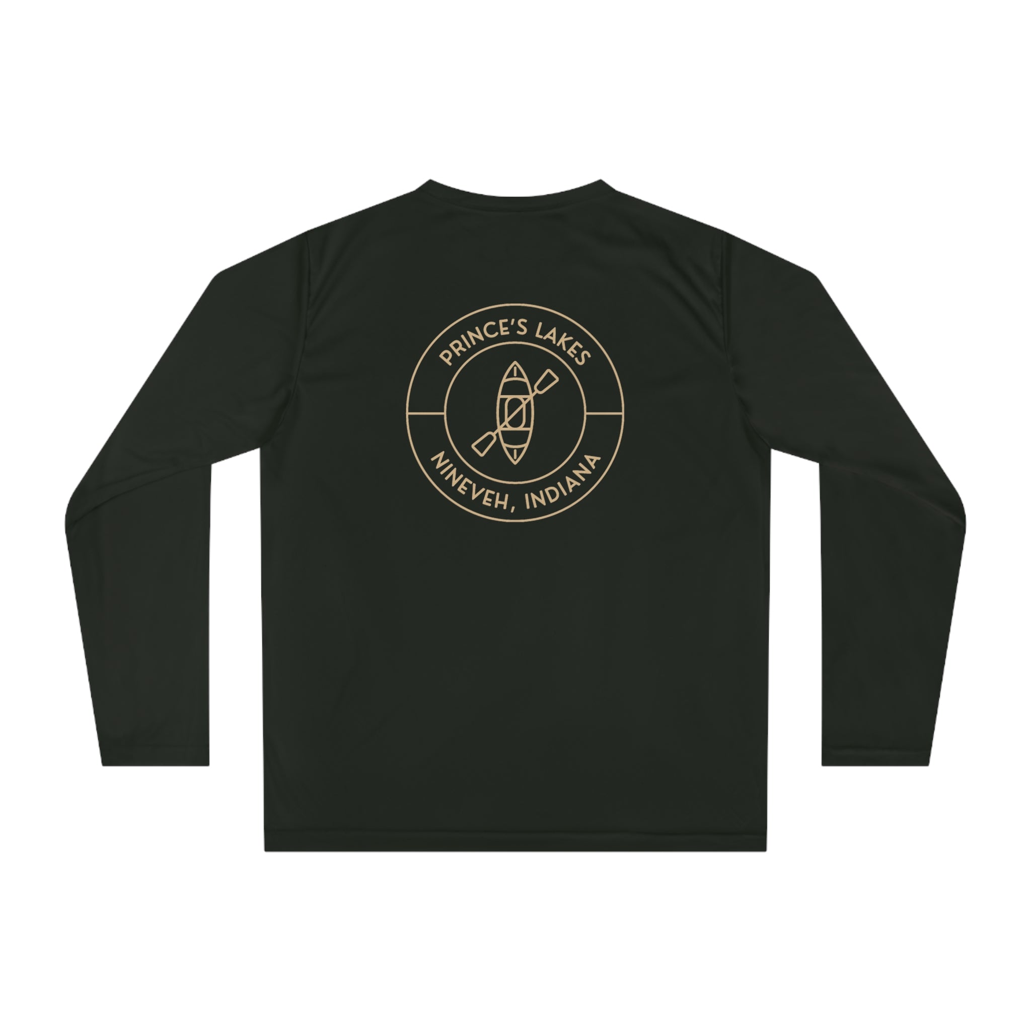 Performance Long Sleeve Shirt — Kayak Prince's Lakes Logo