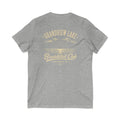 Good Food Good Company Good Morning V-Neck Tee — Retro Grandview Lake Breakfast Club Graphic Shirt