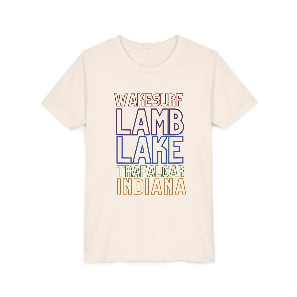 Youth Tee - Lamb Lake Columbus Indiana Wakesurf (Kids)