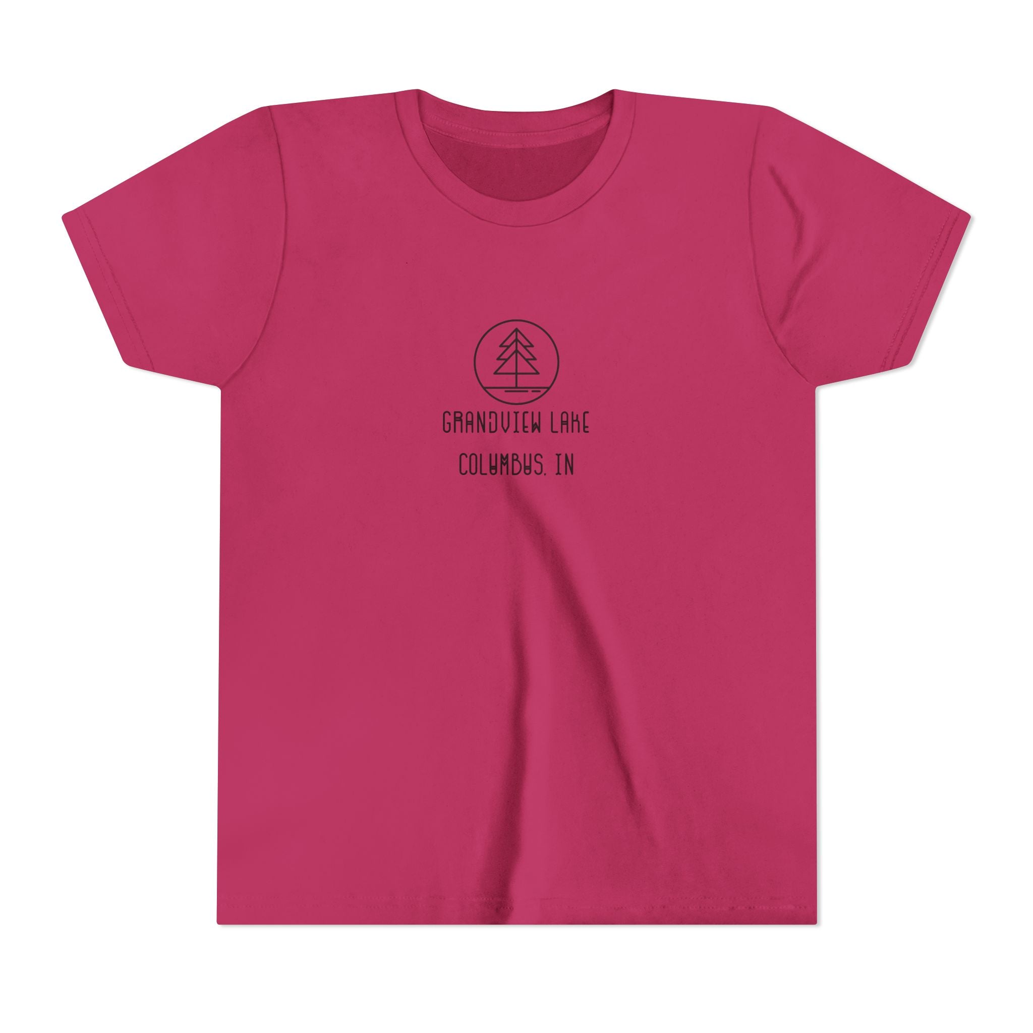 Youth Tee — 'Grandview Lake' Retro Camp Kids T-Shirt
