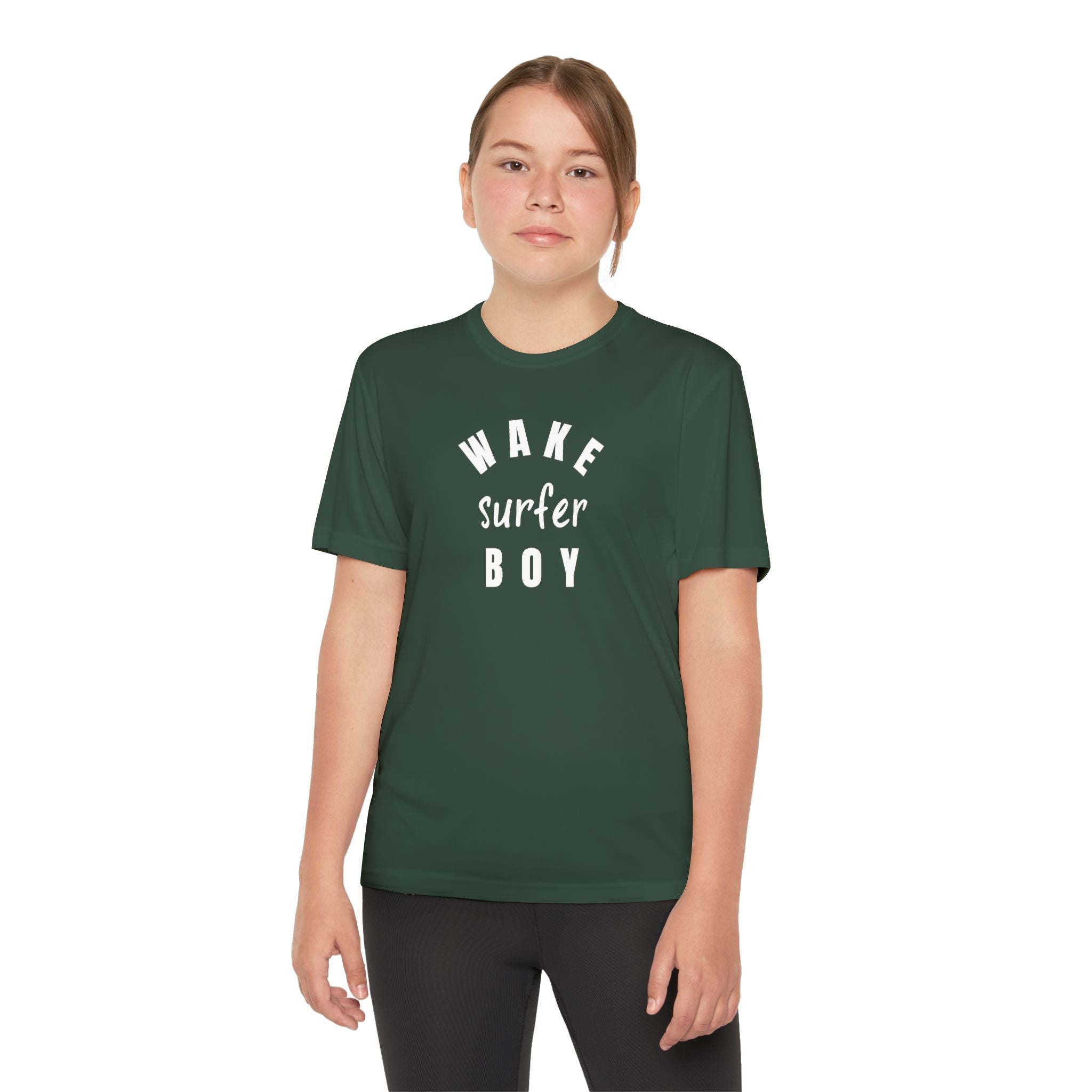 Youth Wake Surfer Boy Tee