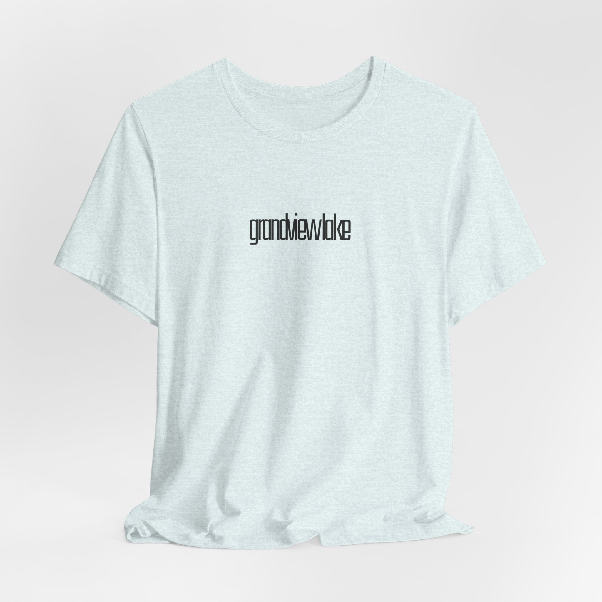 'grandview lake' Graphic Tee —  Minimal Logo T‑Shirt