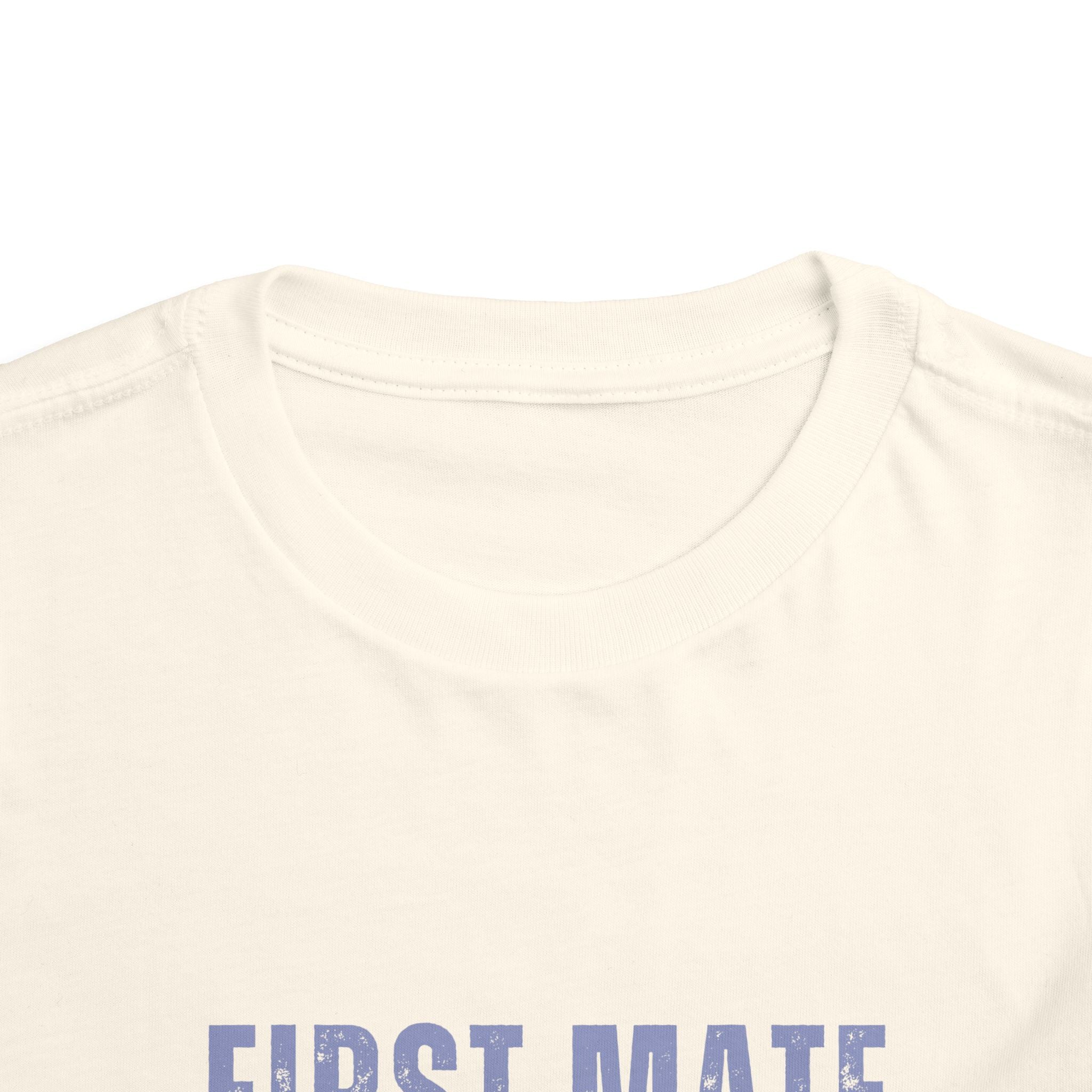First Mate Toddler Tee — 'First Mate, Prince's Lakes' Nautical Shirt