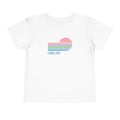 Toddler Tee - Retro Heart Sunset "Lamb Lake"