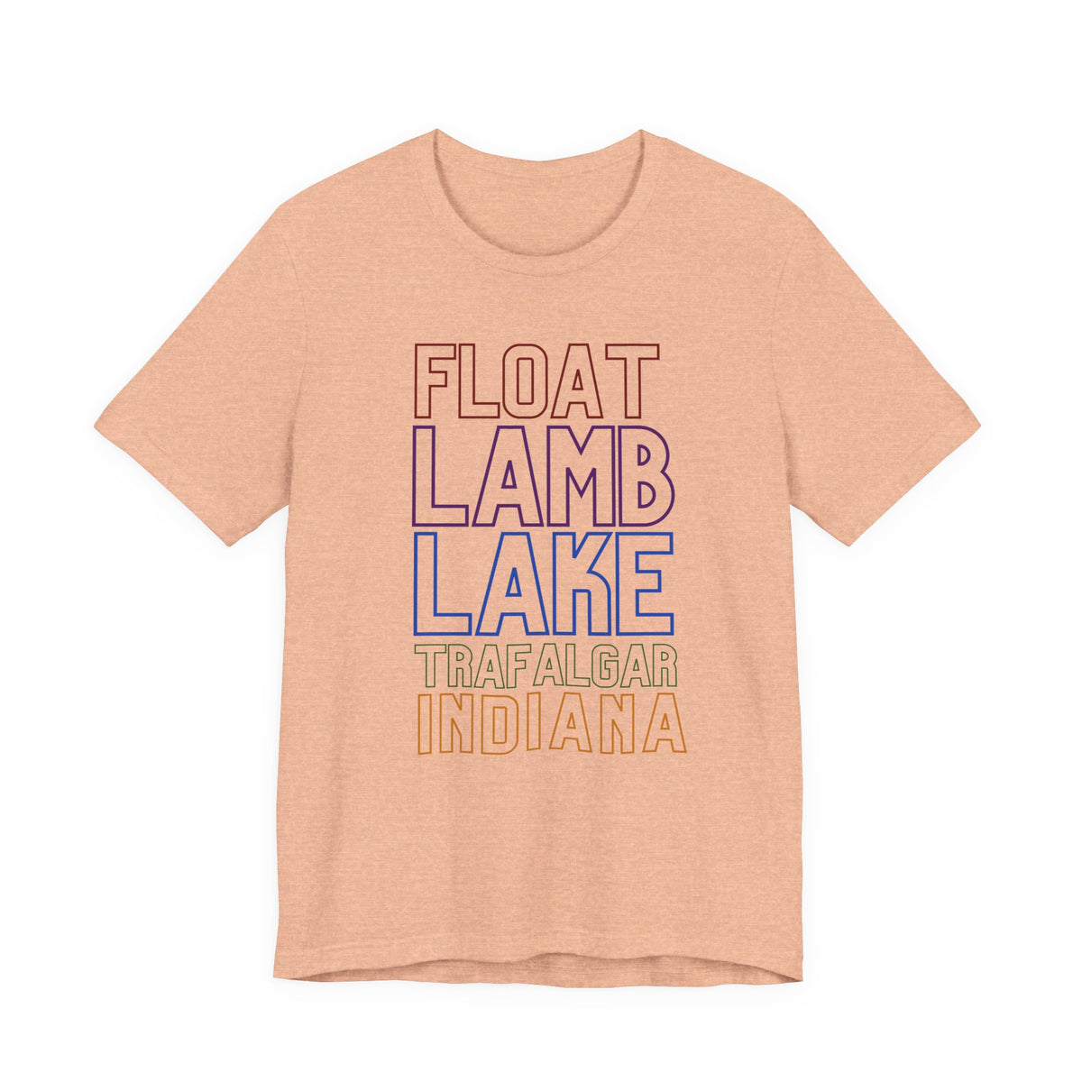 Float Lamb Lake Trafalgar Indiana T-Shirt