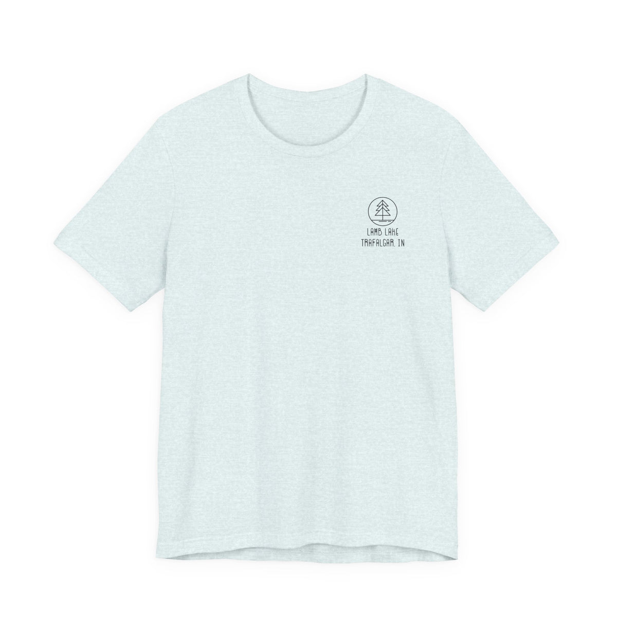 Lamb Lake Minimalist Tee — Lake Forest Graphic Short Sleeve Shirt