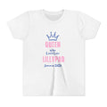 Youth Tee — "Queen of the Lillypad" Lamb Lake Crown Graphic Kids Shirt