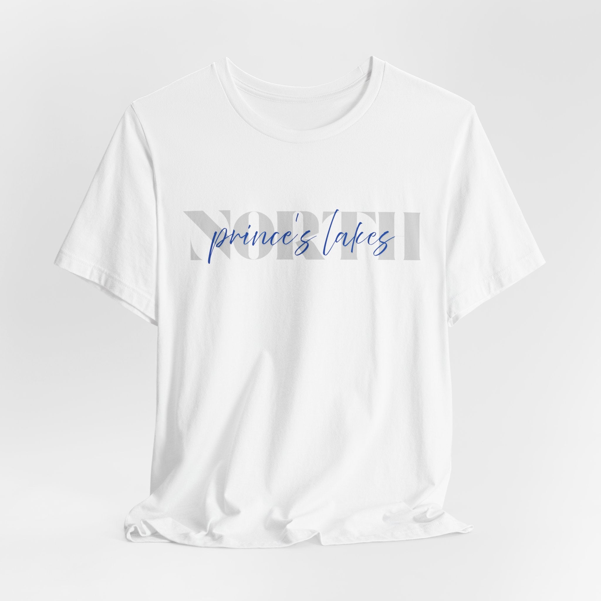 Prince's Lakes NORTH Tee — Script Graphic T-Shirt