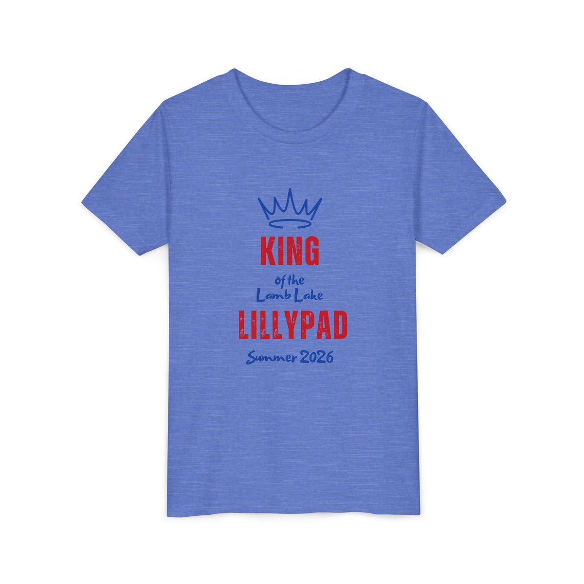King of the Lamb Lake Lillypad Youth Tee — Cute Summer 2026 Kids Shirt