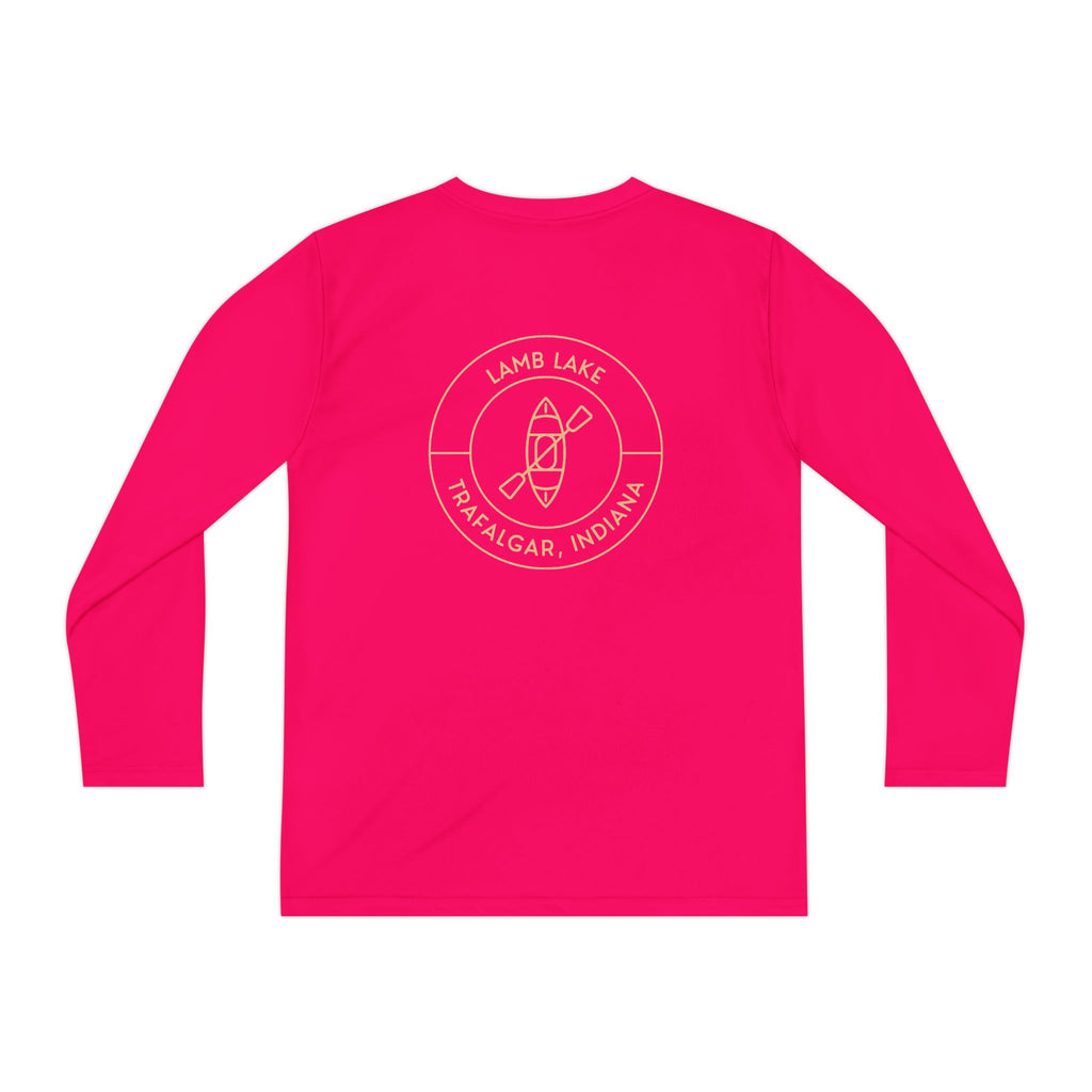 Youth Long Sleeve Tee - Lamb Lake Kayak Logo