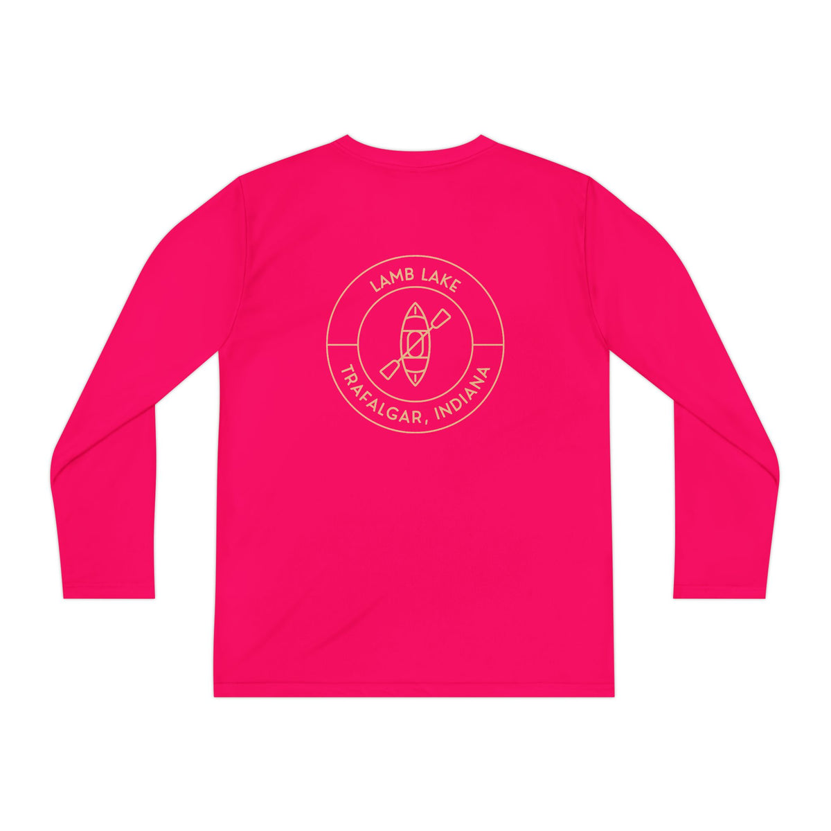 Youth Long Sleeve Tee - Lamb Lake Kayak Logo