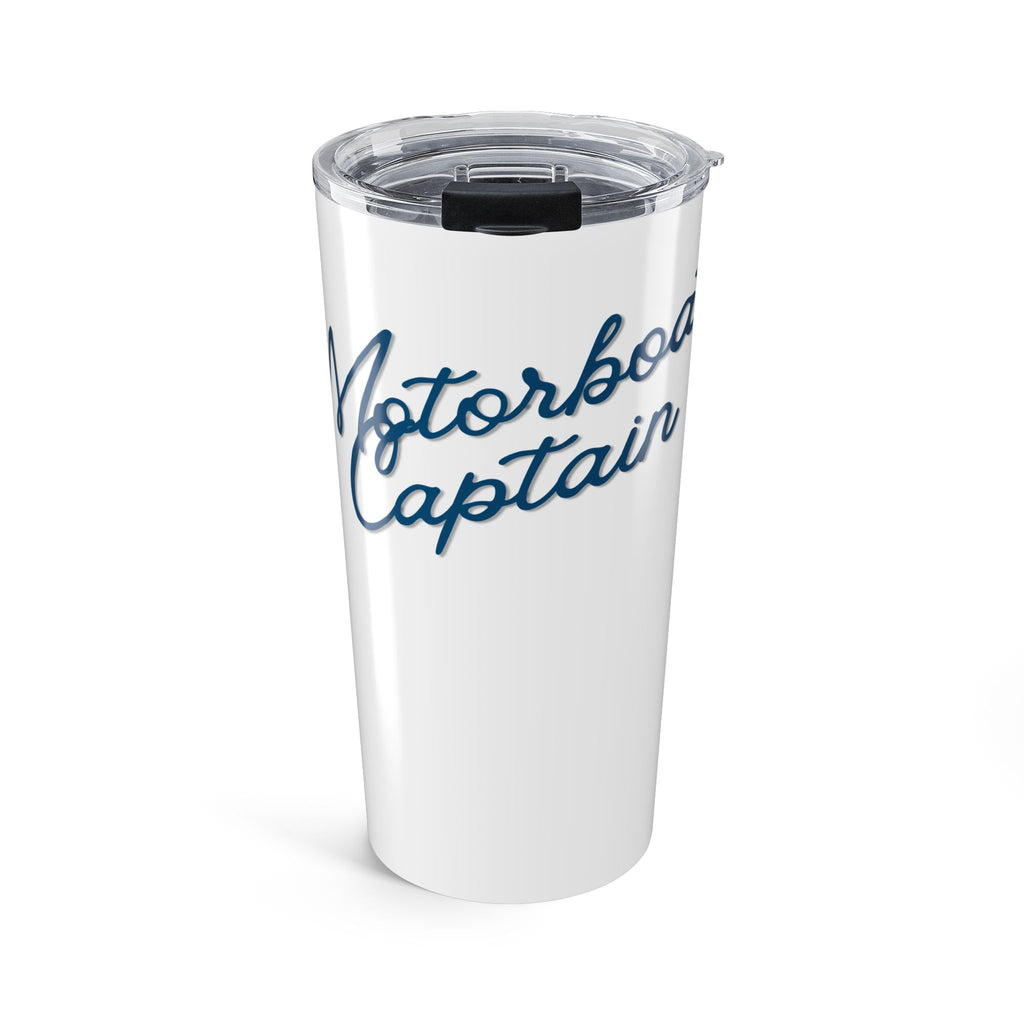Motorboat Captain 20oz Tumbler — Insulated Travel Cup for Boaters