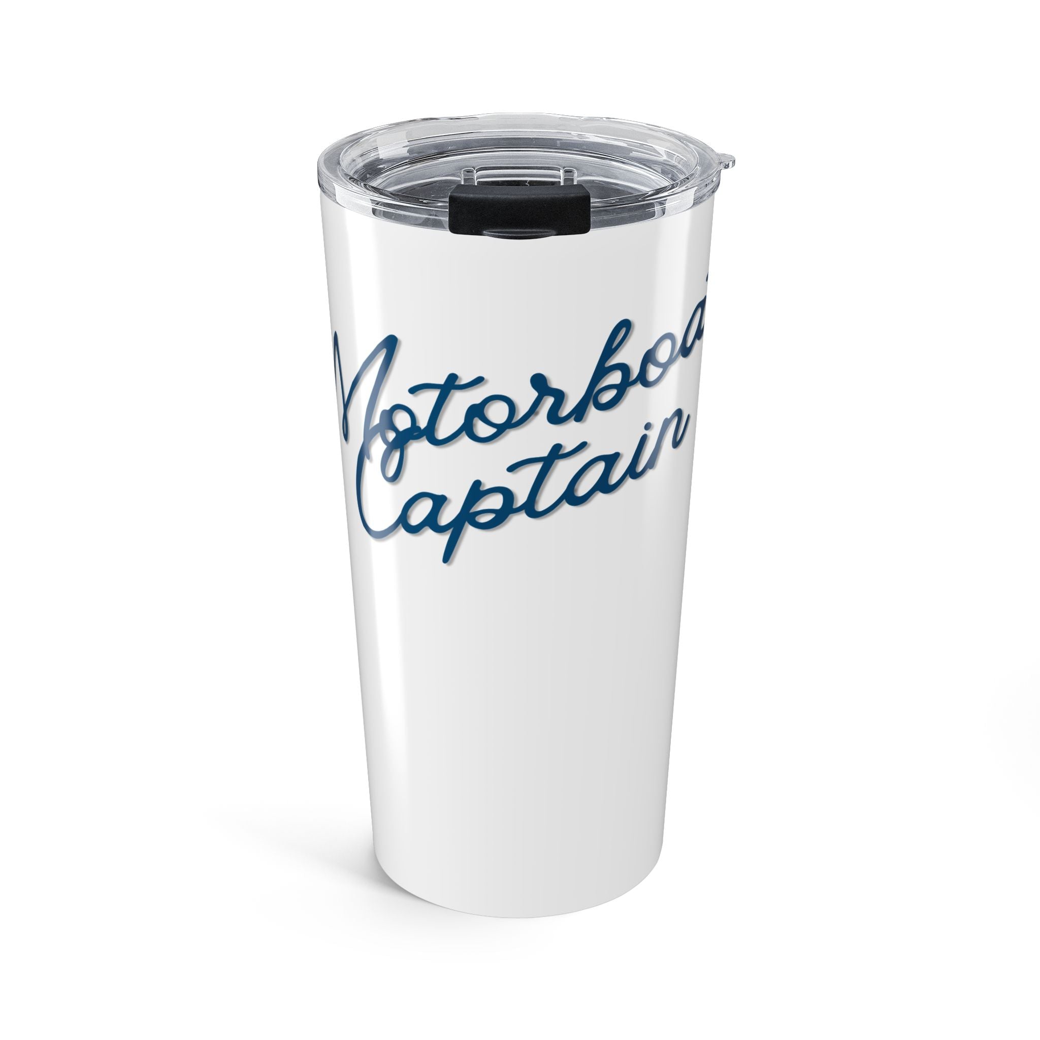 Motorboat Captain 20oz Tumbler — Insulated Travel Cup for Boaters