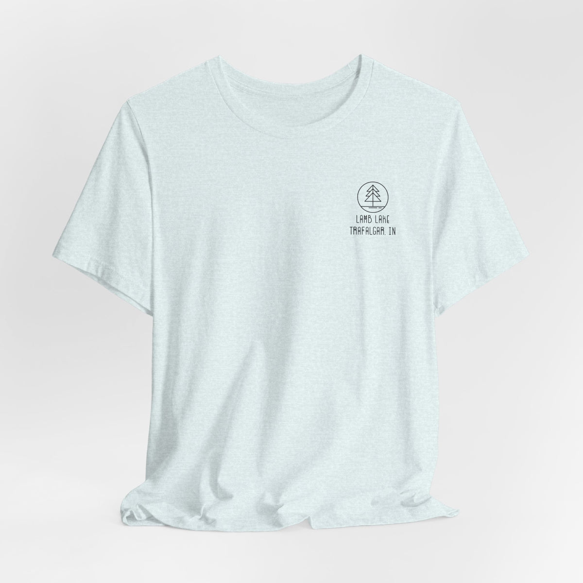 Lamb Lake Minimalist Tee — Lake Forest Graphic Short Sleeve Shirt