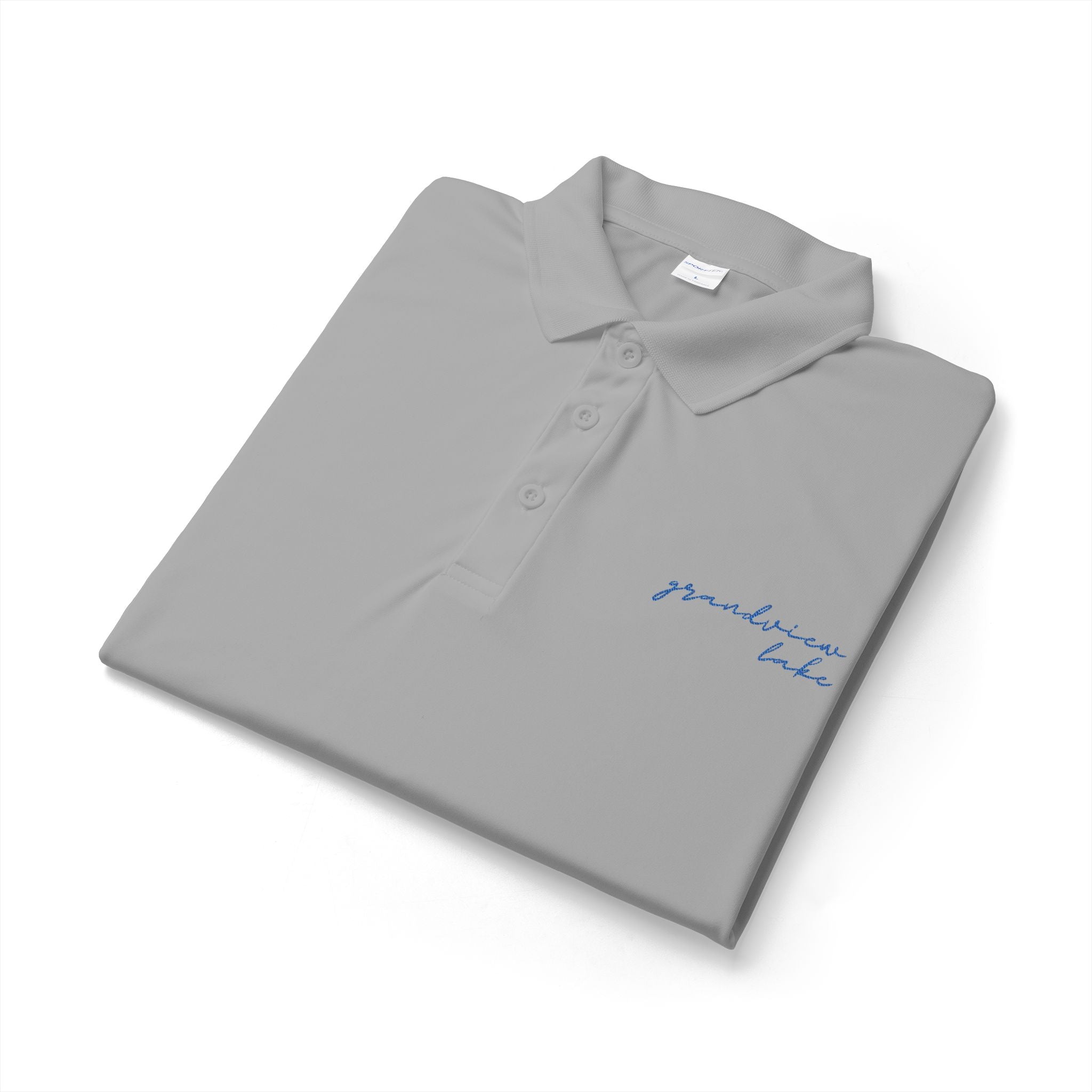 Embroidered 'Grandview Lake' Polo — Lightweight Performance Shirt