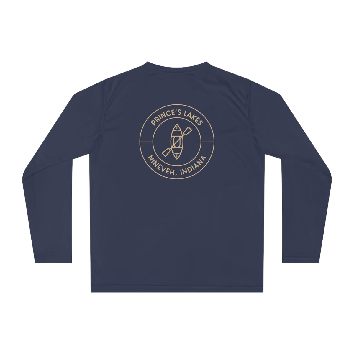 Performance Long Sleeve Shirt — Kayak Prince's Lakes Logo