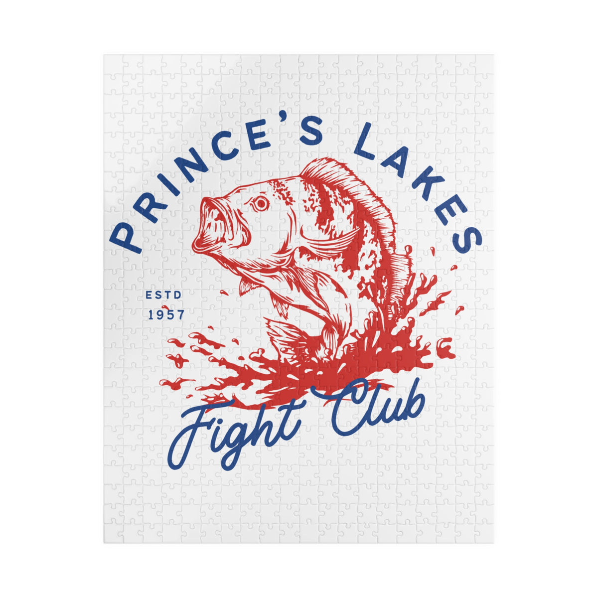Kids Prince's Lakes Fight Club Fishing Puzzle — Vintage Bass Jigsaw (110, 252, 510 pcs)