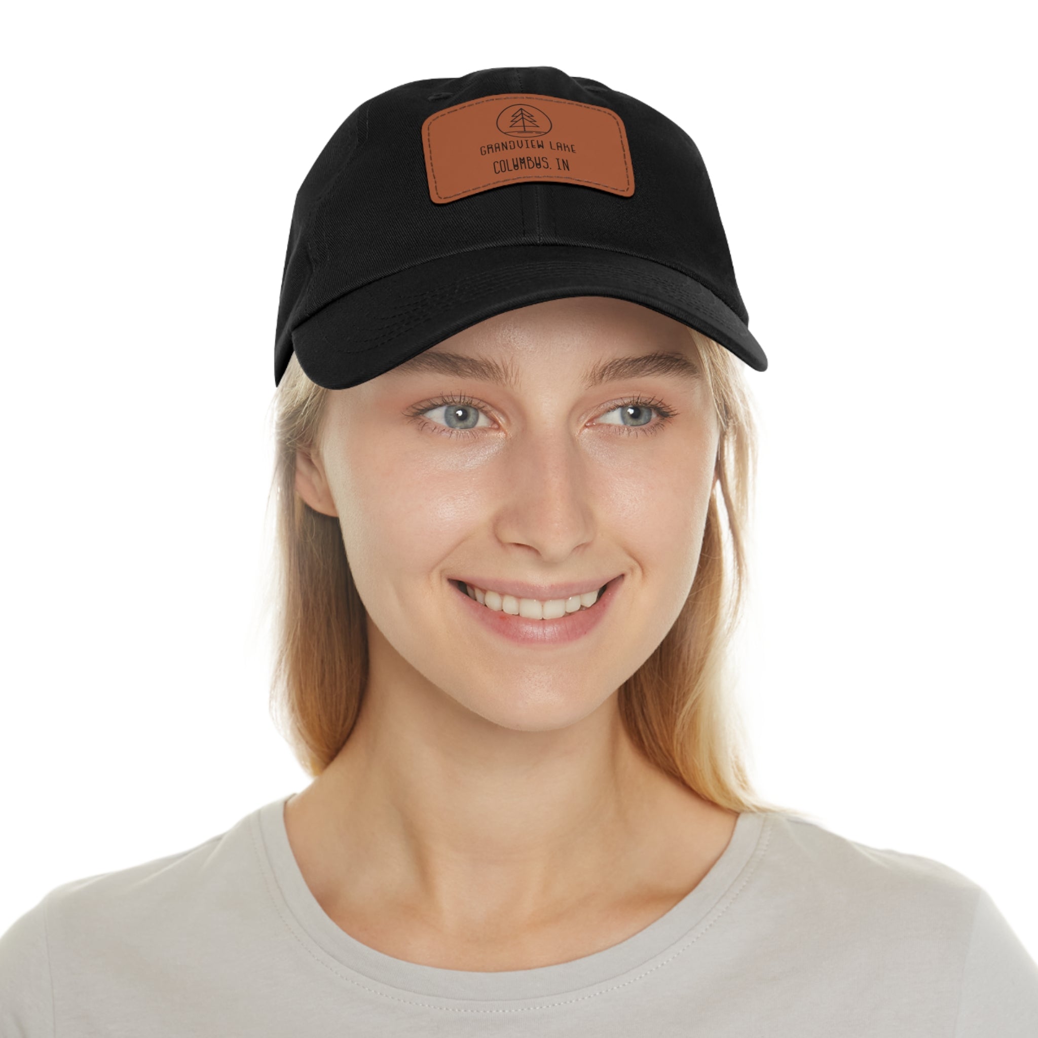 Leather Patch Hat — Grandview Lake Outdoor Baseball Cap