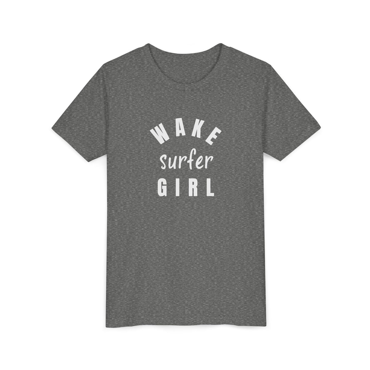 Youth Tee — "Wake Surfer Girl" Graphic Shirt