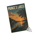 Prince's Lakes Indiana Vintage Sunset Puzzle — Lake Life Retro Jigsaw (1014 pcs)