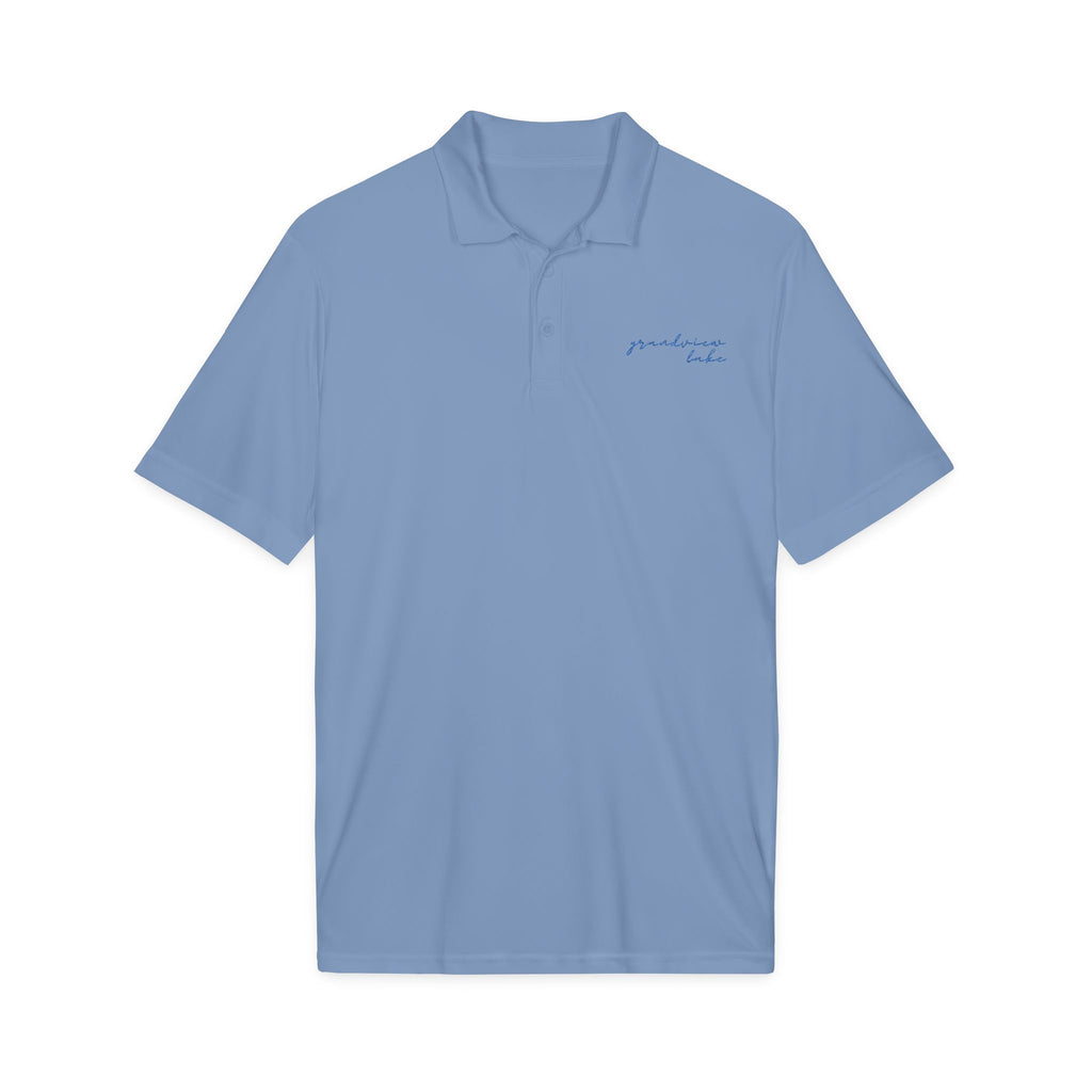 Embroidered 'Grandview Lake' Polo — Lightweight Performance Shirt