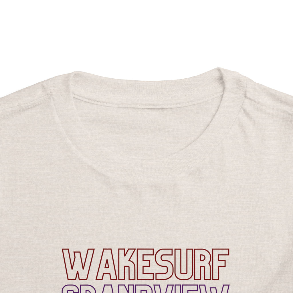 Grandview Lake Columbus Indiana Toddler Tee — Wakesurf Grandview Summer Shirt