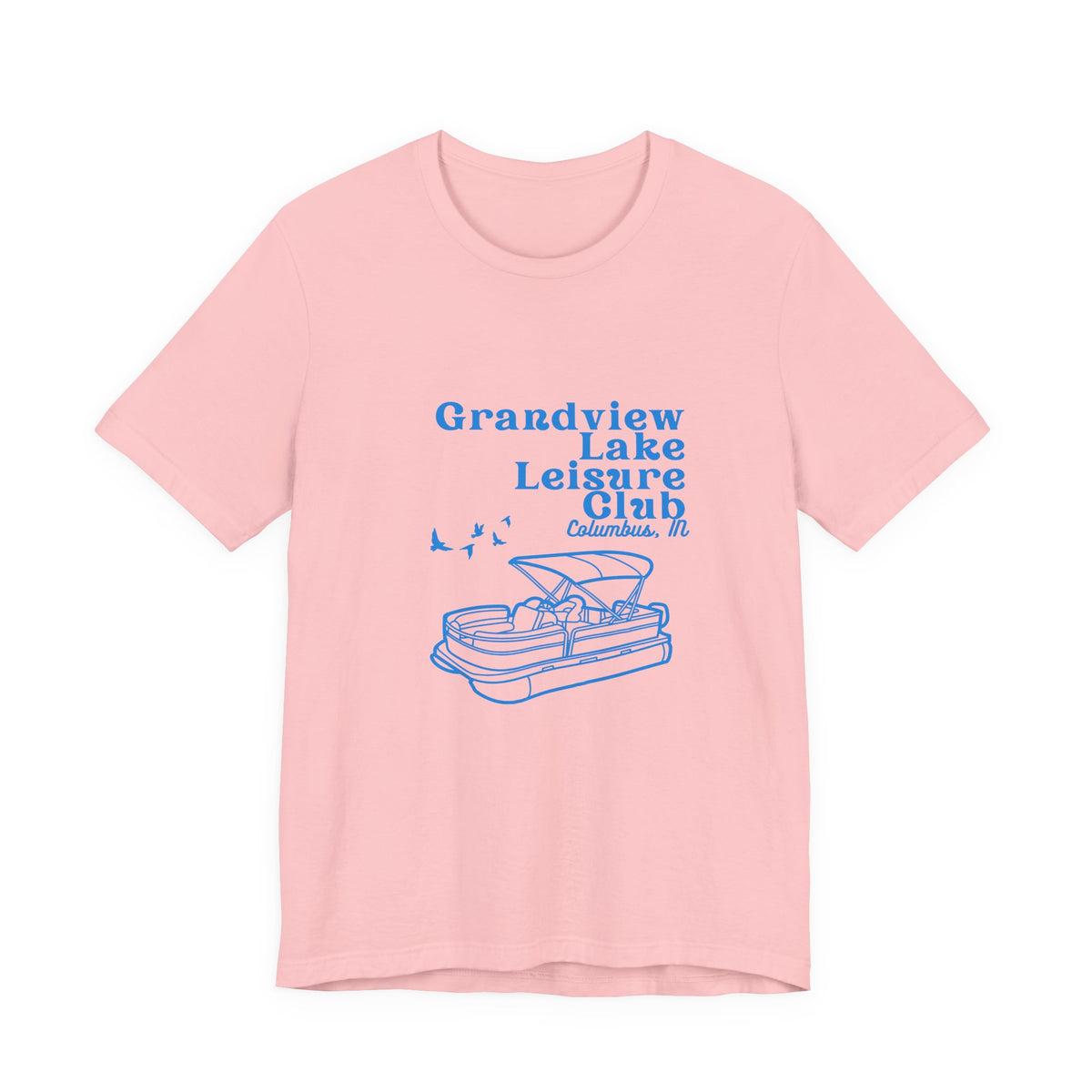 Pontoon Tee – "Grandview Lake Leisure Club" Vintage Boating T-Shirt