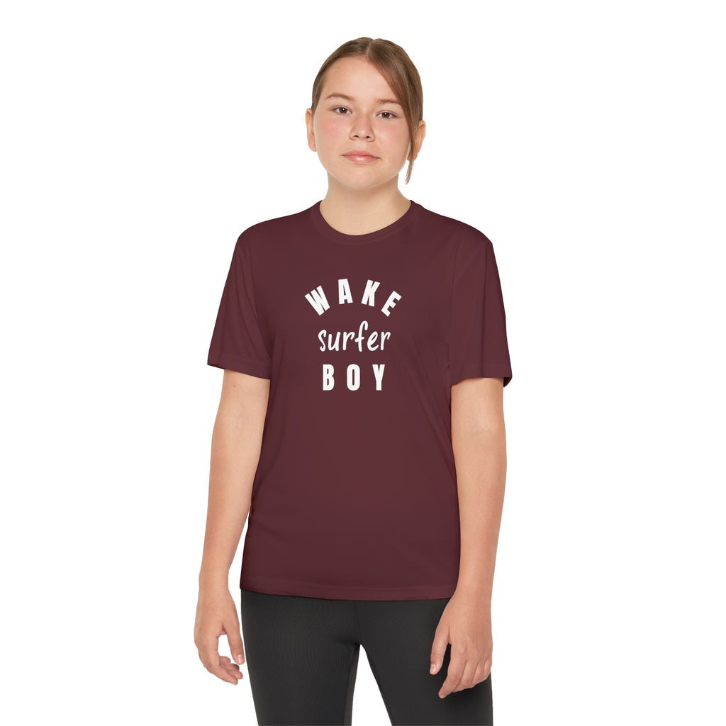 Youth Wake Surfer Boy Tee
