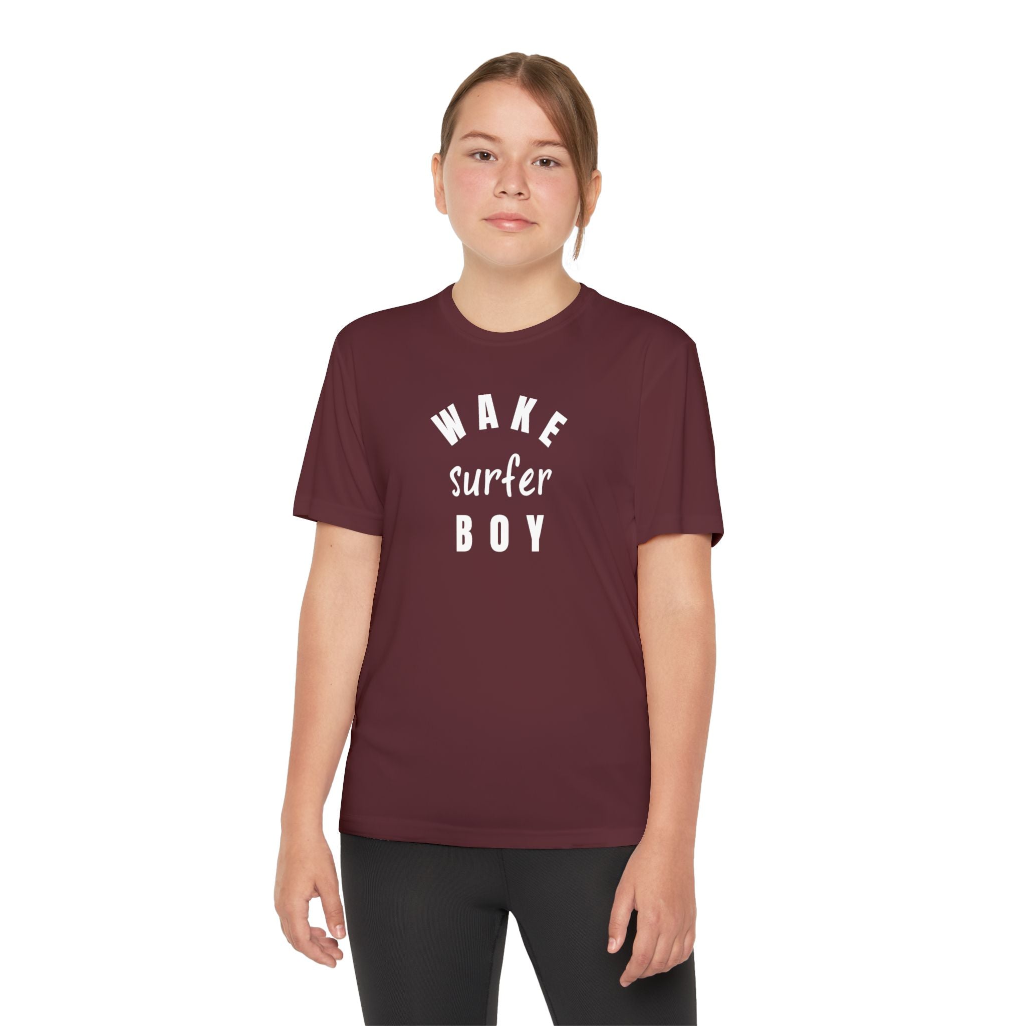 Youth Wake Surfer Boy Tee