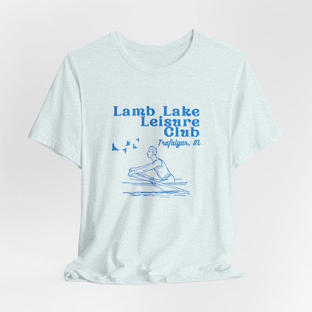 Kayak Tee – "Lamb Lake Leisure Club" Vintage Boating T-Shirt