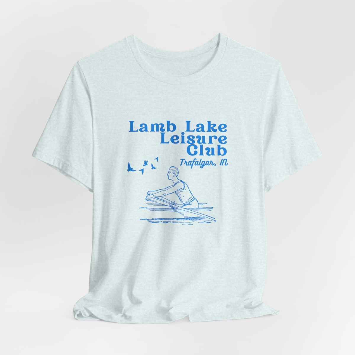 Kayak Tee – "Lamb Lake Leisure Club" Vintage Boating T-Shirt