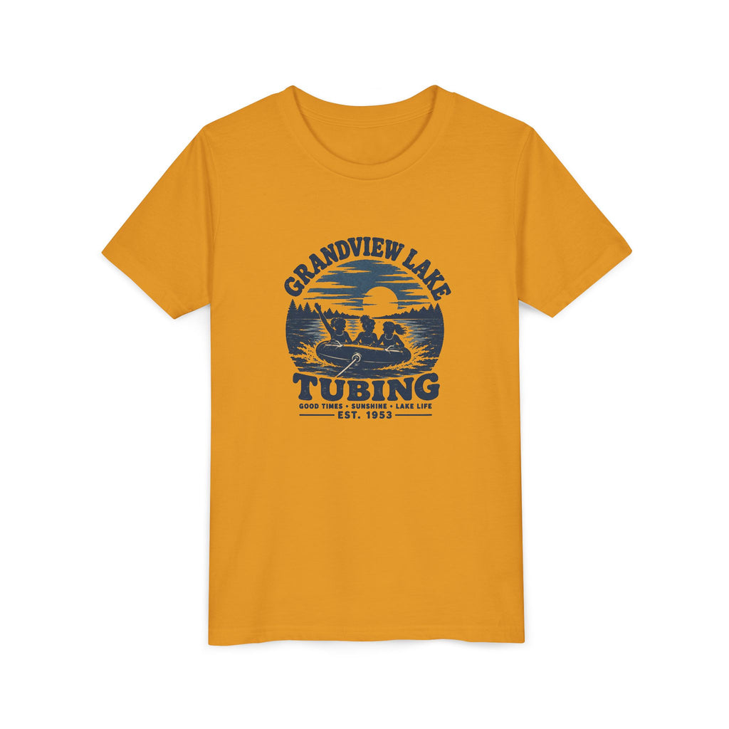 Grandview Lake Tubing Youth Tee – Kids Summer Lake T-Shirt