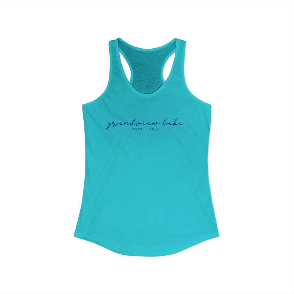 Women's Racerback Tank- "Grandview Lake"