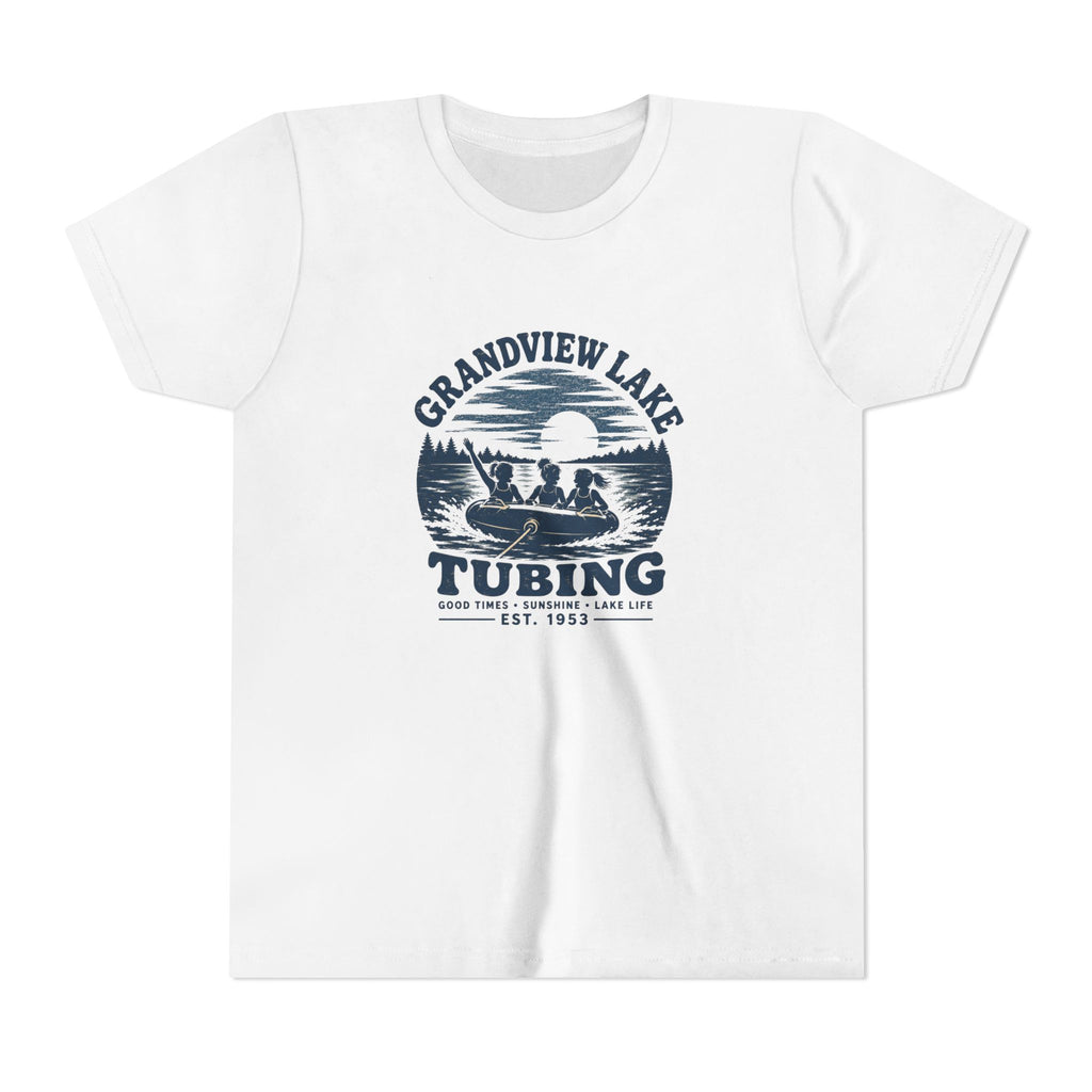 Grandview Lake Tubing Youth Tee – Kids Summer Lake T-Shirt