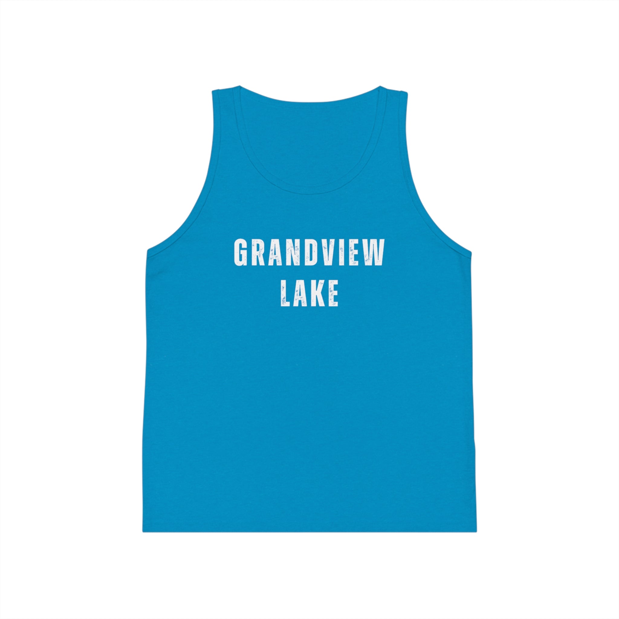 Grandview Lake Kids Tank Top — Youth Summer Lake Shirt