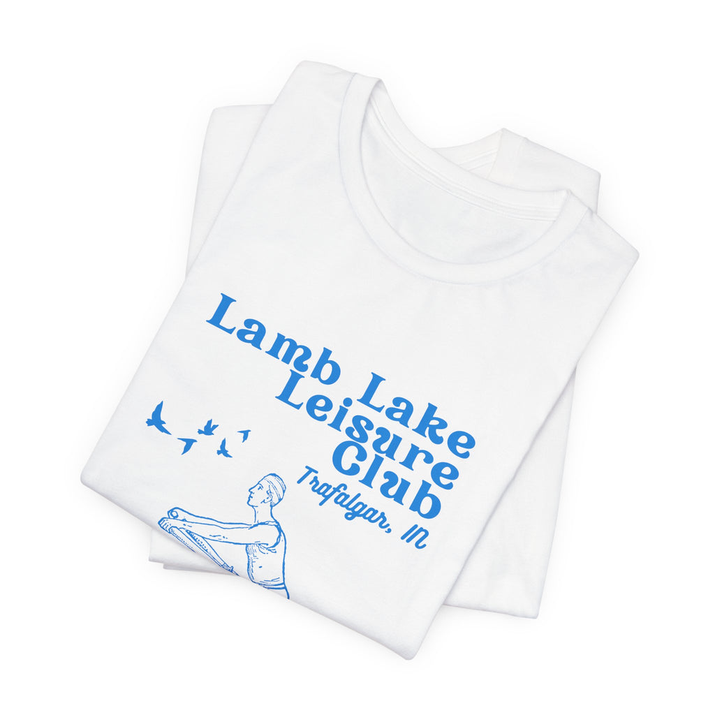 Kayak Tee – "Lamb Lake Leisure Club" Vintage Boating T-Shirt